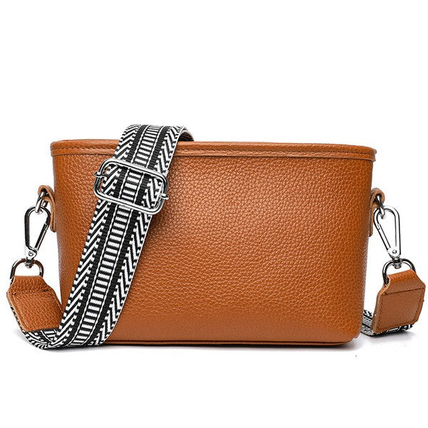 Aria Leather Compact Crossbody - Crazy Like a Daisy Boutique