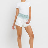 Super High Rise Paperbag Waistband Ombre Shorts - Crazy Like a Daisy Boutique #