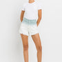 Super High Rise Paperbag Waistband Ombre Shorts - Crazy Like a Daisy Boutique #