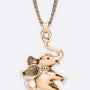 Happy Elephant Pendant Necklace