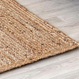 2x3 Feet Jute Hand-Woven Braided Door Mat Area Rug - Crazy Like a Daisy Boutique #