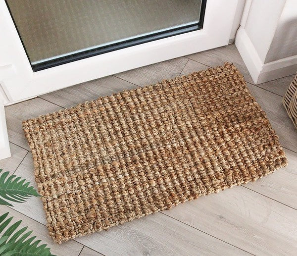 2x3 Feet Jute Hand-Woven Braided Door Mat Area Rug