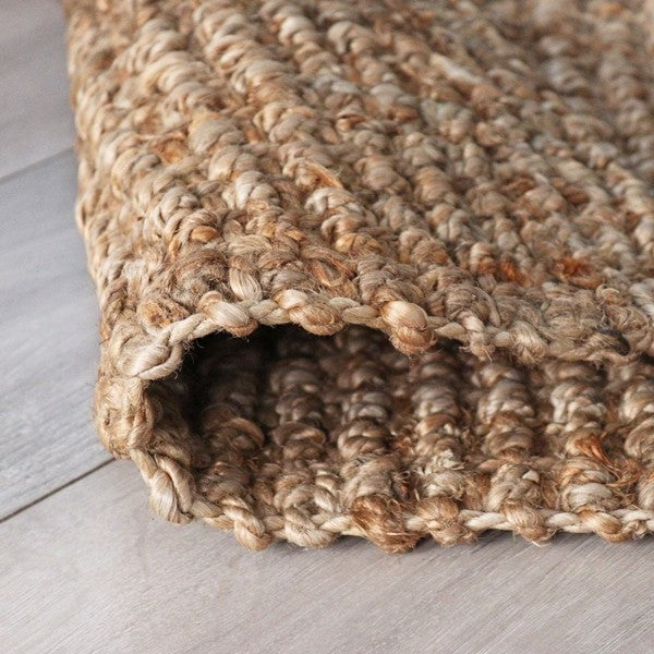 2x3 Feet Jute Hand-Woven Braided Door Mat Area Rug - Crazy Like a Daisy Boutique #