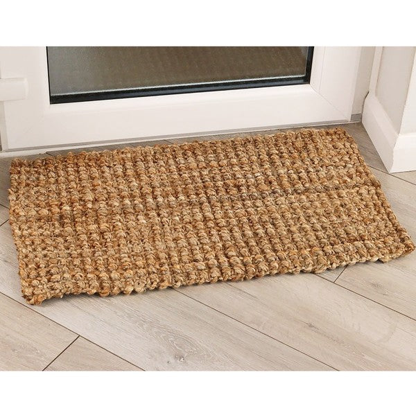 2x3 Feet Jute Hand-Woven Braided Door Mat Area Rug - Crazy Like a Daisy Boutique #