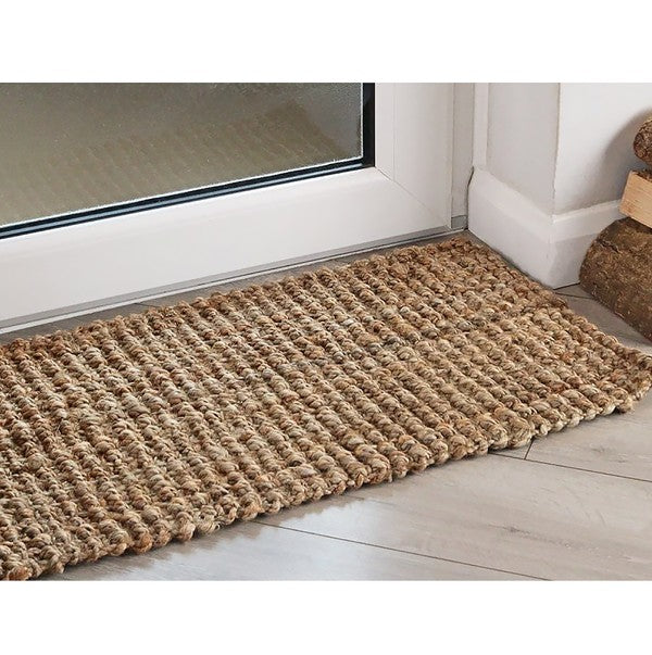 2x3 Feet Jute Hand-Woven Braided Door Mat Area Rug - Crazy Like a Daisy Boutique #