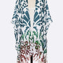 Tribal Printed Raw Edge Kimono Cardigan - Crazy Like a Daisy Boutique #