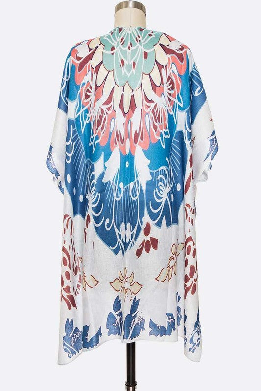 Madala Print Light Weight Kimono Cardigan - Crazy Like a Daisy Boutique #