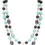 Mix Beads Layered Station Necklace Set