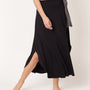 BAMBOO BAND WAIST MAXI SKIRT