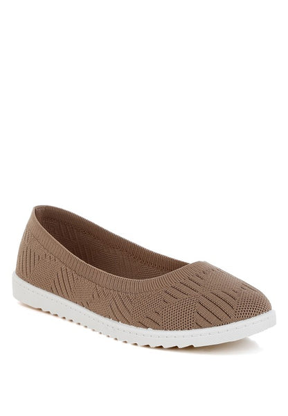 Lubna Knitted Flat Ballet Flats