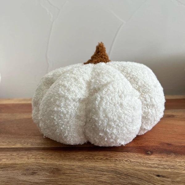 Pumpkin Fall boucle pillows, full pillow