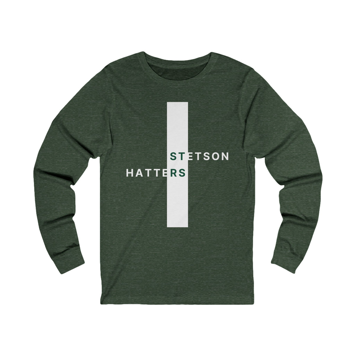 Custom COLLEGE Vertical Block - Long Sleeve Tee