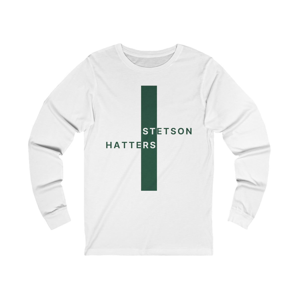 Custom COLLEGE Vertical Block - Long Sleeve Tee