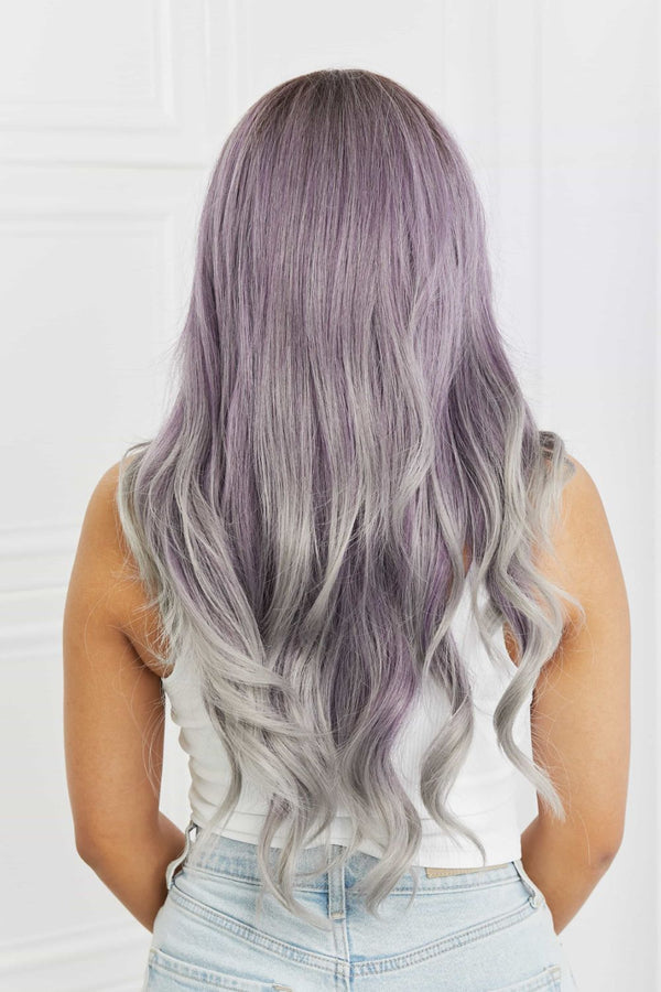 Elegant Wave Full Machine Synthetic Wigs in Purple 26'' - Crazy Like a Daisy Boutique #