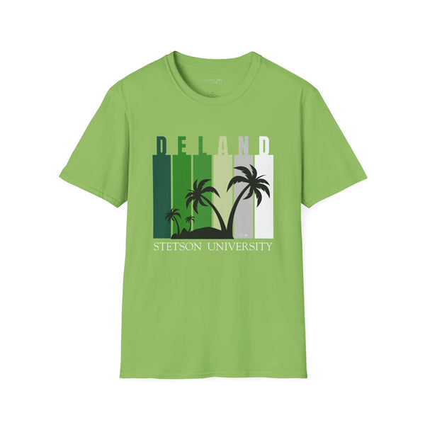 Custom COLLEGE TOWN Palm Trees - Softstyle T-Shirt