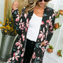 FLORAL LONG SLEEVE CARDIGAN