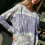 BAMBOO TIE DYE PRINT SWEATSHIRTS - Crazy Like a Daisy Boutique #