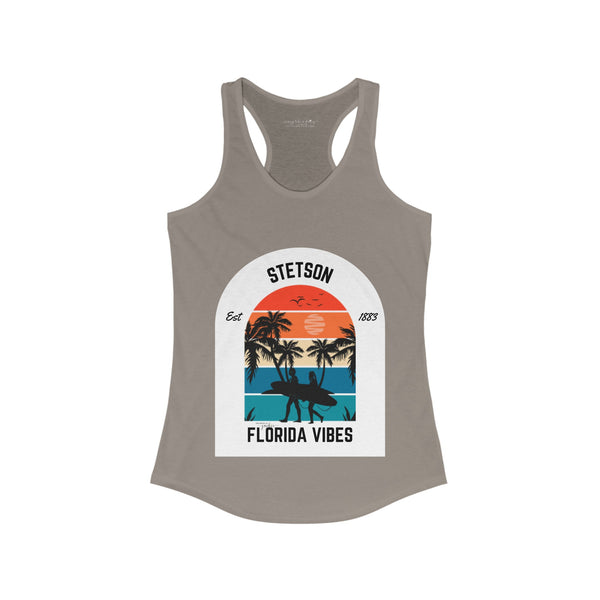 Custom COLLEGE STATE Surfing Vibes - Racerback Tank