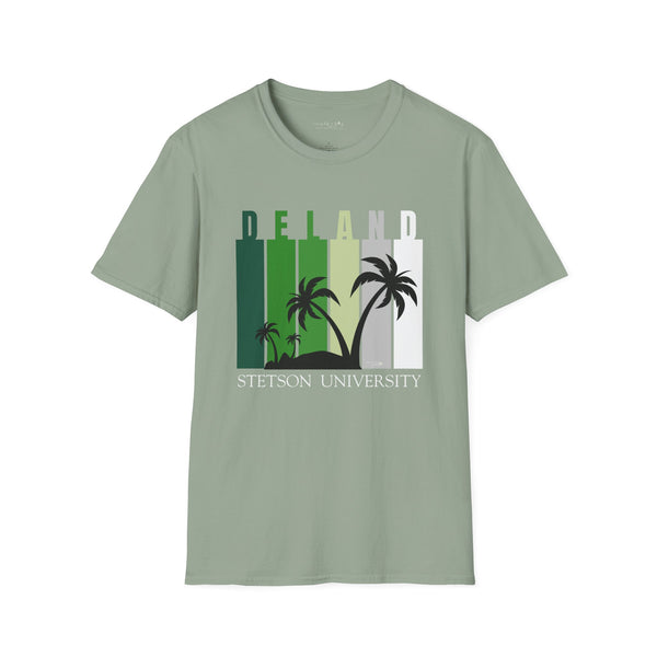 Custom COLLEGE TOWN Palm Trees - Softstyle T-Shirt