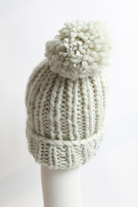 Soft Chunky Cable Knit Beanie - Crazy Like a Daisy Boutique #