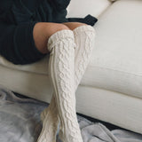 Knee High Cable Knit Socks - Crazy Like a Daisy Boutique #