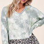 PLUS CLOUD TIE DYE CHEETAH BOXY TOP