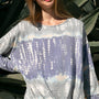 BAMBOO TIE DYE PRINT SWEATSHIRTS - Crazy Like a Daisy Boutique #