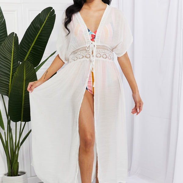 Marina West Swim Sun Goddess Tied Maxi Cover-Up