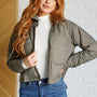 Hear Me Out Lightweight Puffer Jacket in Olive