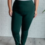 Magic Skinny 28" Pants in Hunter Green