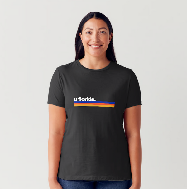 Custom College Stripes - Softstyle T-Shirt