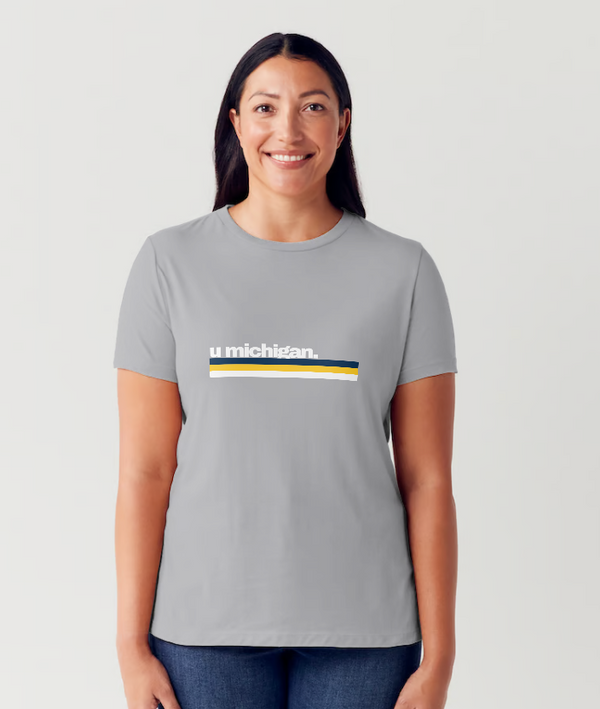 Custom College Stripes - Softstyle T-Shirt