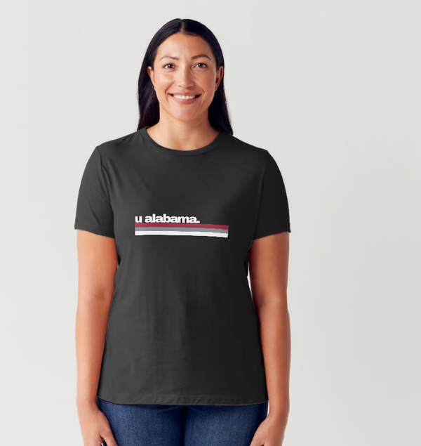 Custom College Stripes - Softstyle T-Shirt