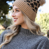 Leopard Knit Beanie - Crazy Like a Daisy Boutique #