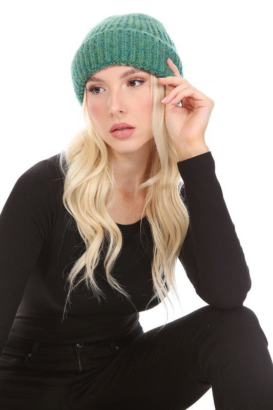 MIXED THREAD WINTER BEANIE - Crazy Like a Daisy Boutique #