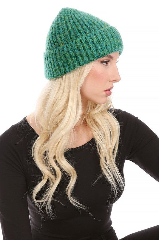 MIXED THREAD WINTER BEANIE - Crazy Like a Daisy Boutique #