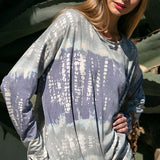 BAMBOO TIE DYE PRINT SWEATSHIRTS - Crazy Like a Daisy Boutique #