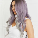 Elegant Wave Full Machine Synthetic Wigs in Purple 26'' - Crazy Like a Daisy Boutique #