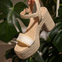 Elise Wedge in Off White