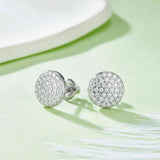 Moissanite 925 Sterling Silver Earrings - Crazy Like a Daisy Boutique #