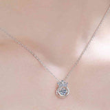 Moissanite 925 Sterling Silver Necklace - Crazy Like a Daisy Boutique #