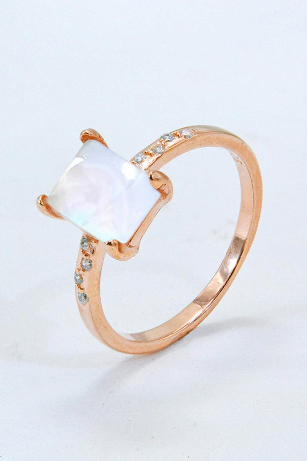 Square Moonstone Ring - Crazy Like a Daisy Boutique #