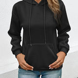 Long Sleeve Front Pocket Hoodie - Crazy Like a Daisy Boutique #