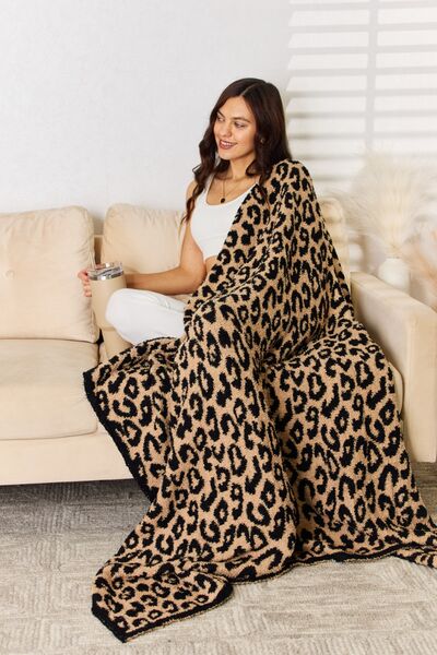 Cuddley Leopard Decorative Throw Blanket - Crazy Like a Daisy Boutique