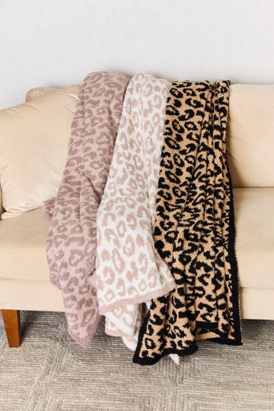 Cuddley Leopard Decorative Throw Blanket - Crazy Like a Daisy Boutique #