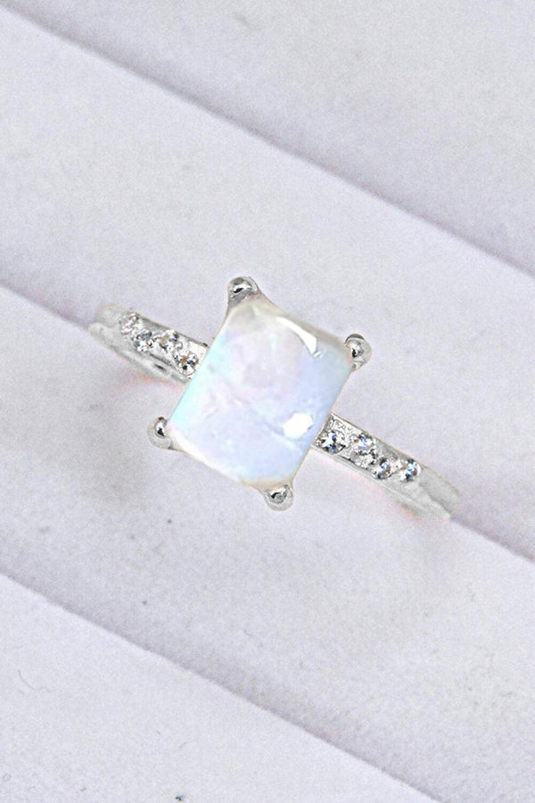 Square Moonstone Ring - Crazy Like a Daisy Boutique