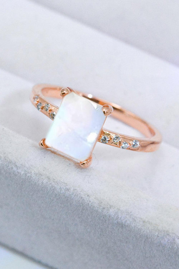 Square Moonstone Ring - Crazy Like a Daisy Boutique #