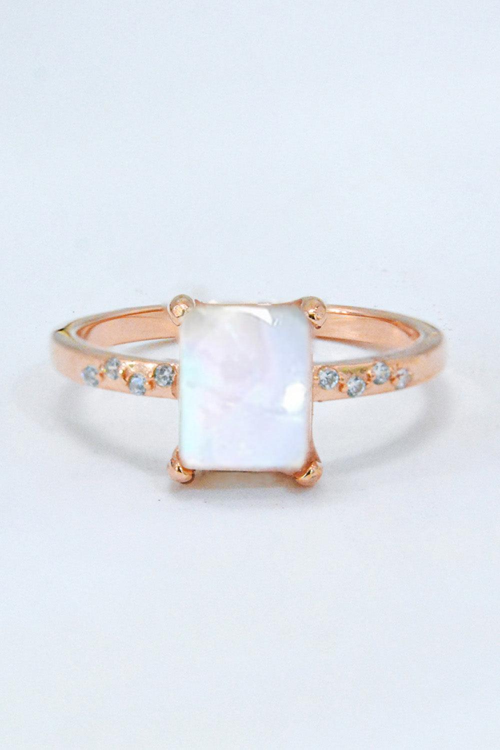 Square Moonstone Ring - Crazy Like a Daisy Boutique #