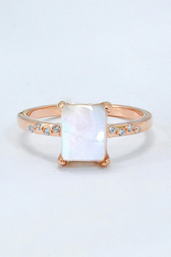 Square Moonstone Ring - Crazy Like a Daisy Boutique #