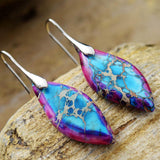 Handmade Natural Stone Dangle Earrings - Crazy Like a Daisy Boutique #